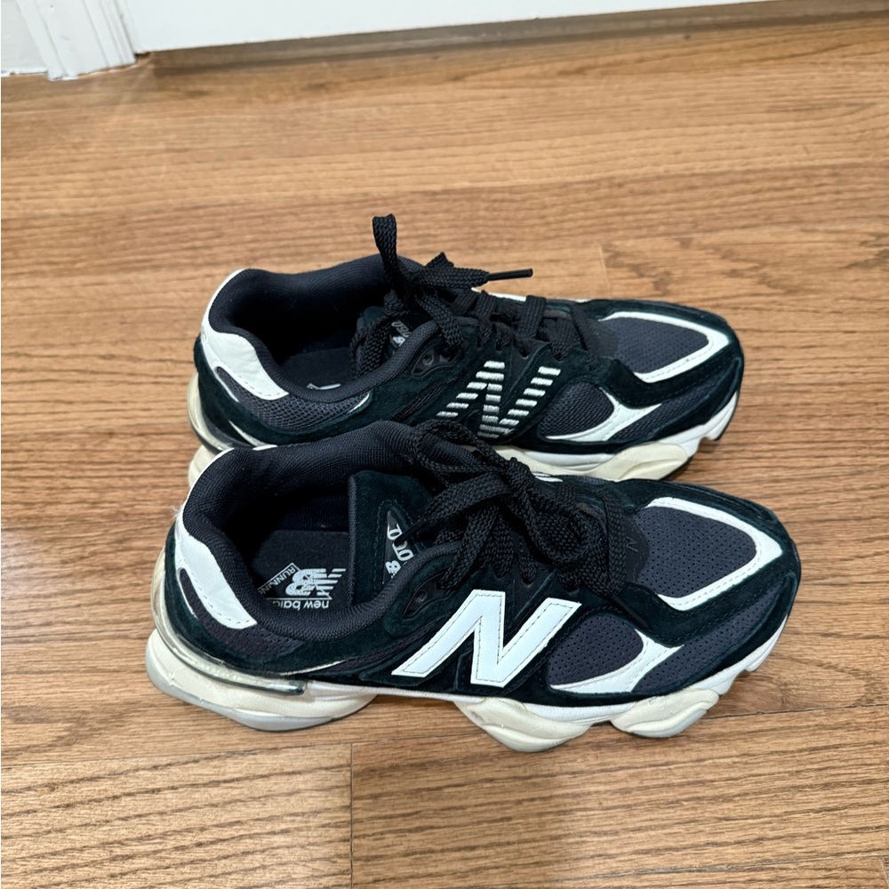 New Balance 9060 Black and White Sneakers
